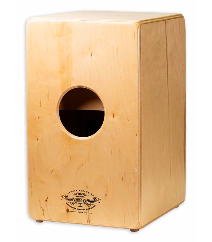 Estrutura em contraplacado de bétula do cajon Pepote modelo Jaleo com tampo castanho