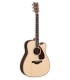 Guitarra electroacústica Yamaha modelo FGX830C en color natural
