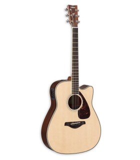 Guitarra electroacústica Yamaha modelo FGX830C en color natural
