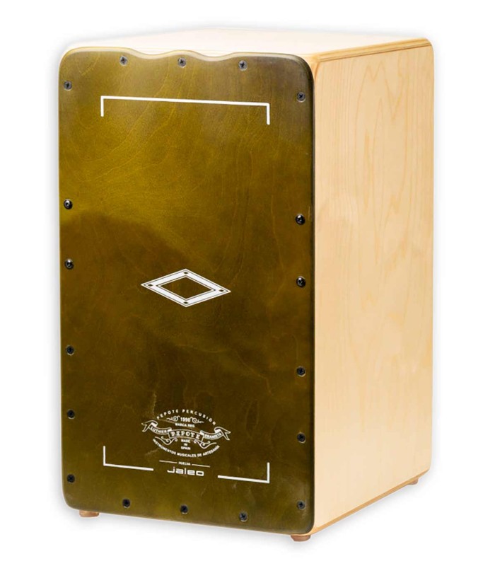 Cajon Pepote model Jaleo with a Mukali top in green color