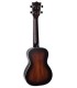 Fondo y aros en caoba del ukelele concerto Flight modelo DUC380 Gemstone Amber