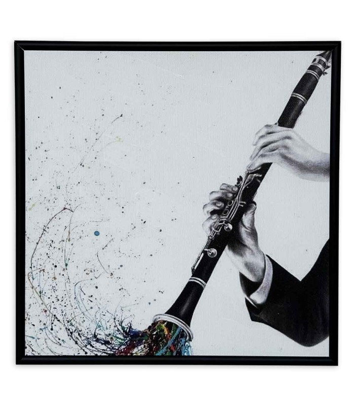 Quadro Nelson Gomes SML2414 Clarinete 30 x 30 cm