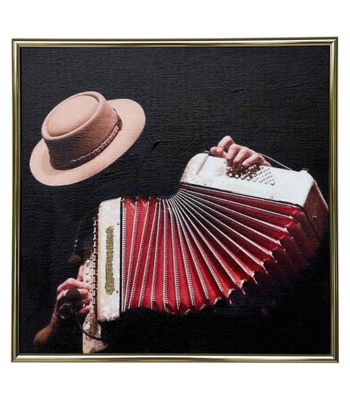 Painting Nelson Gomes SML2415 Accordion 30 x 30 cm
