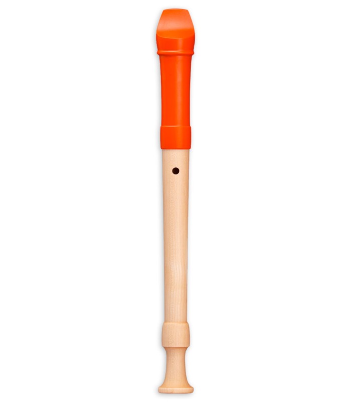 Espalda de la flauta dulce Mollenhauer modelo 17314 Fipple Digi Soprano Alemán naranja