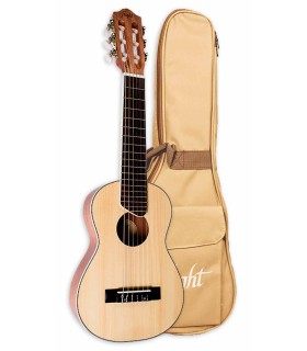 Guitalele Flight model GUT350SP with a spruce top and bag