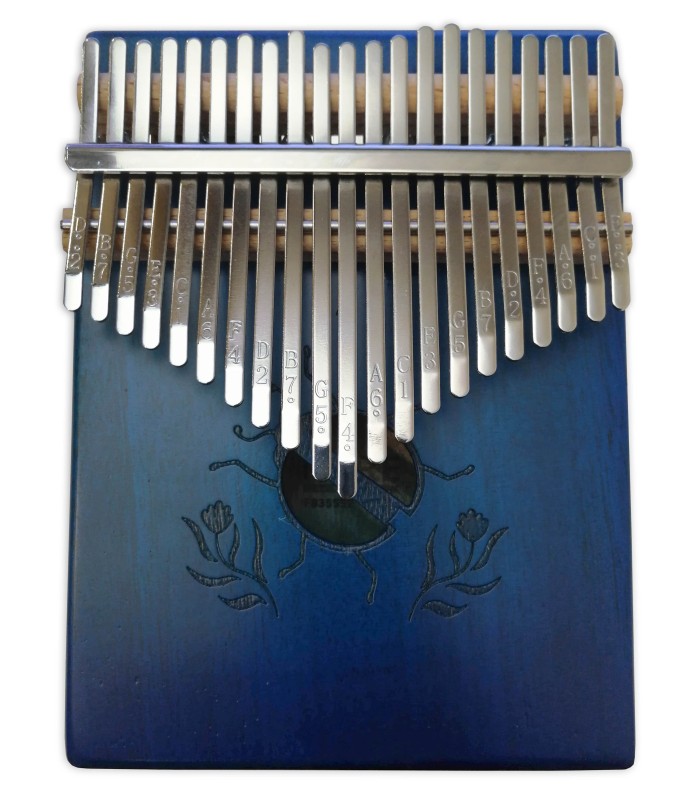 Kalimba Gewa model F835552 Blue with 21 notes