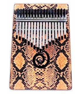 Kalimba Mahalo modelo MKA17PY Python con 17 notas