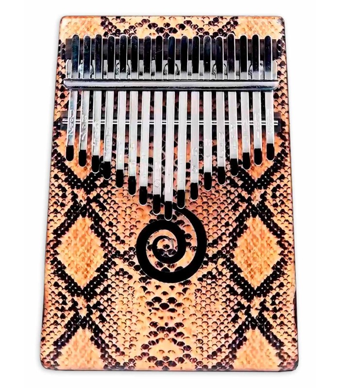 Kalimba Mahalo modelo MKA17PY Python con 17 notas