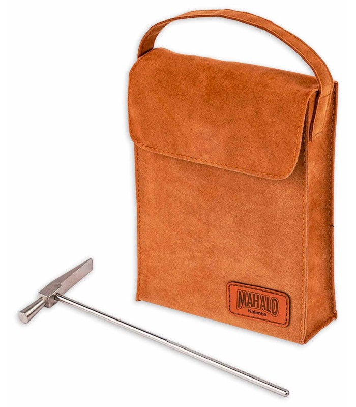 Funda y martillo de afinación de la kalimba Mahalo modelo MKA17PY Python