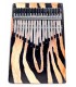 Kalimba Mahalo modelo MKA17ZE Zebra con 17 láminas