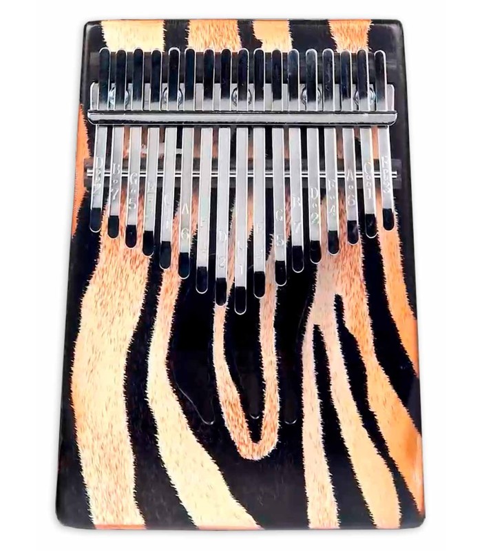 Kalimba Mahalo modelo MKA17ZE Zebra con 17 láminas