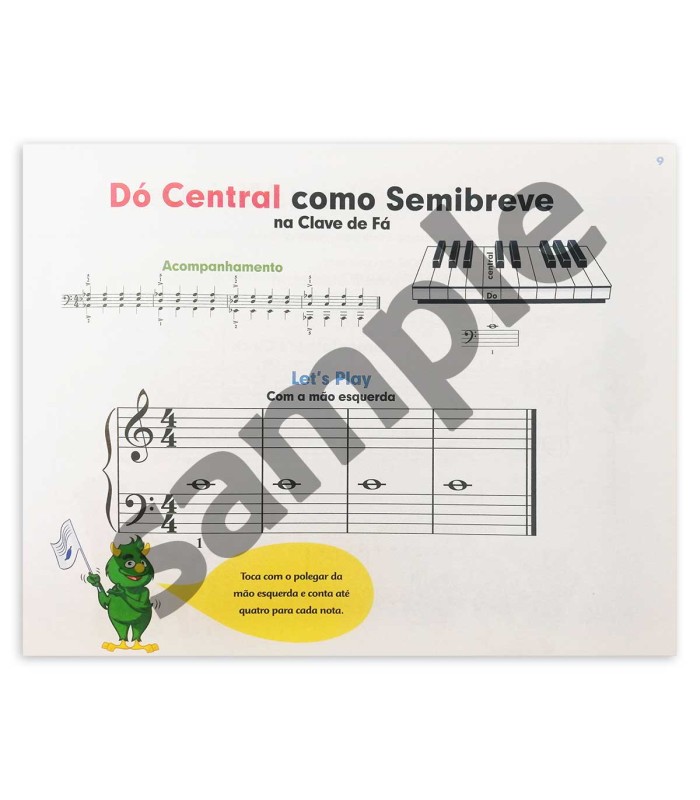 Sample of the book Thompson Curso Elementar de Piano Parte 1 ML2502