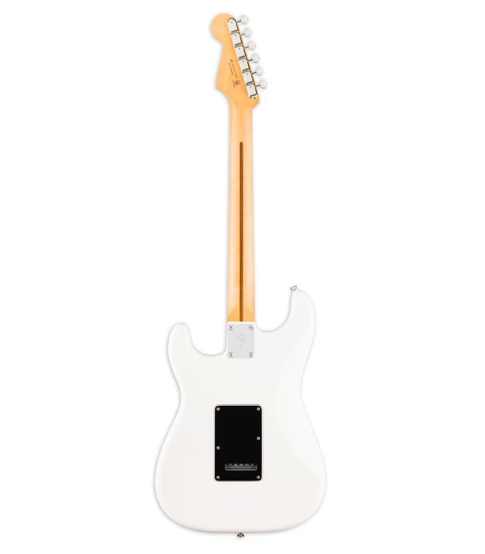 Costas da guitarra elétrica Fender modelo Player II Stratocaster RW PWT com braço em maple (bordo)