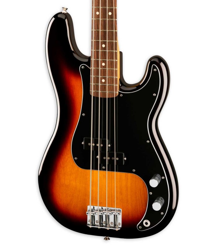 Cuerpo de aliso con pastillas Player Series Alnico 5 Split Single-Coil de la guitarra bajo Fender modelo Player II P Bass RW 3TS