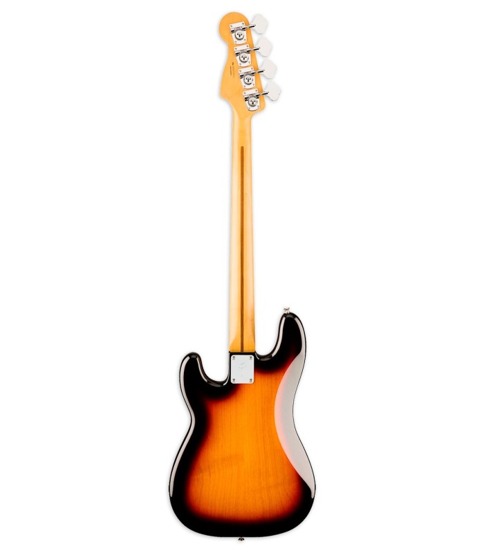 Costas da guitarra baixo Fender modelo Player II P Bass RW 3TS com braço em maple (bordo)