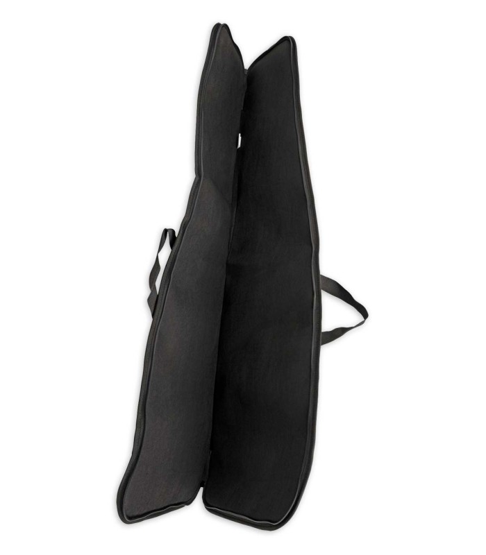 Interior de la funda Jackson para guitarra eléctrica modelo Kelly o King v o Roads con acolchado de 10 mm