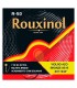 String set Rouxinol model R50 stainless steel with ball end for acoustic guitar