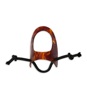 Unha Dragão de aba larga para o dedo indicador com material de imitação tartaruga para guitarra portuguesa