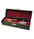 Miniature Ortolá model 8118 DD004 trombone inside the case