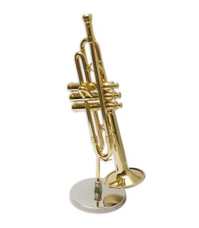 Miniatura Ortolá modelo 8117 DD003 trompete com 11cm de altura