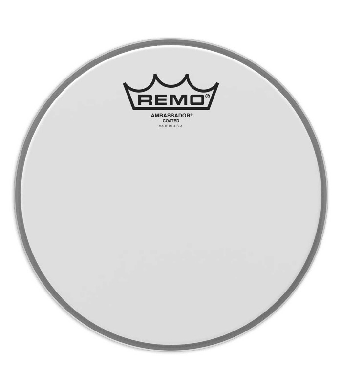 Parche Remo modelo Ambassador BA-0108-00 blanco recubierto de 8"