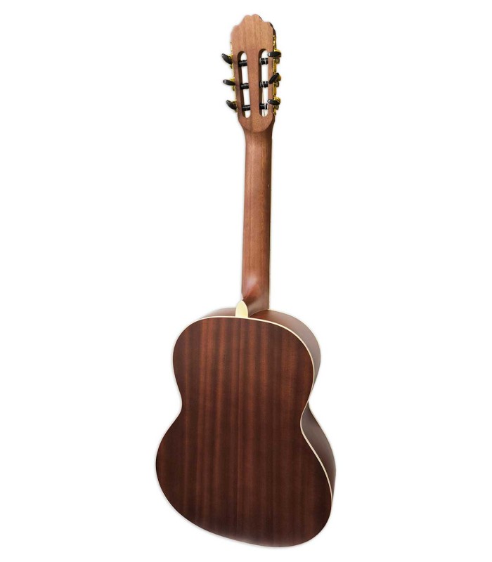 Fundo e ilhargas em sapele da guitarra clássica Ortiz modelo OZ002M