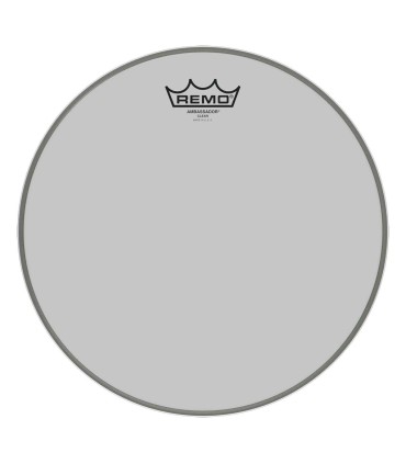 Head Remo model Ambassador clear resonant of 12"