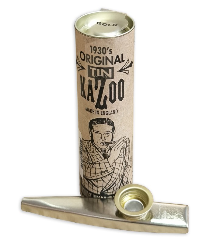 Kazoo Clarke model MKGD in golden metal with box