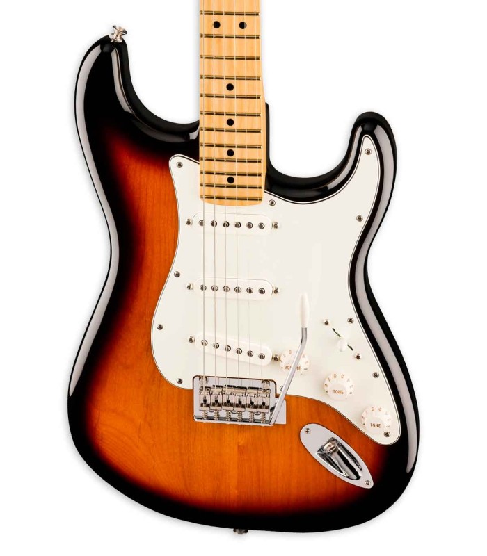 Corpo e captadores SSS da guitarra elétrica Fender modelo Player Strat MN 2TS