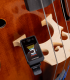 Top photo of D'Addario Eclipse PW-CT-17CBK tuner on cello bridge