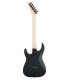 Back of the electric guitar Jackson model JS22 Dinky Satin Black with a maple neck