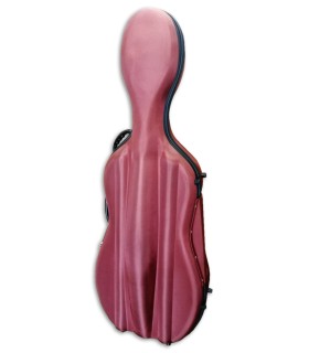 Estojo Rapsody modelo EVA 1610 de cor bordeaux para violoncelo de tamanho 4/4