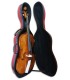Exemplo de um violoncelo dentro do estojo Rapsody modelo EVA 1610 4/4