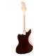 Back and neck of the electric guitar Fender model Squier Affinity Jaguar MN MMB Mystic Metallic Brown