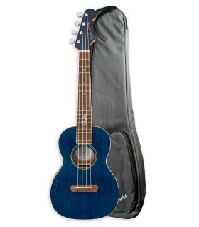 Ukelele tenor Fender modelo Dhani Harrisson SPHR Blue con funda