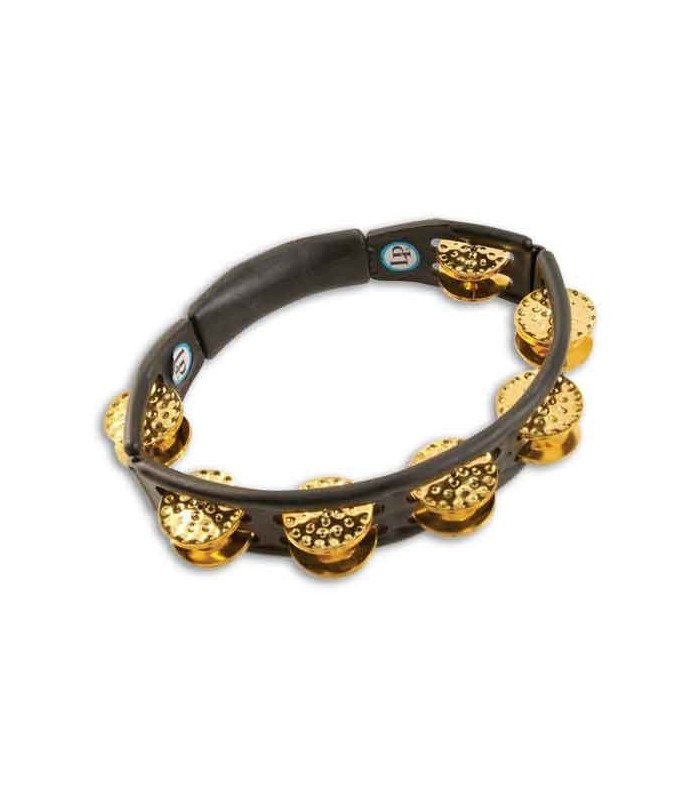 LP Tambourine LP174 Cyclops Black Golden Jingles Hammered