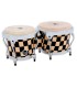 Par de Bongos LP Aspire LPA601 CHKC Accent Checkerboard en Madera