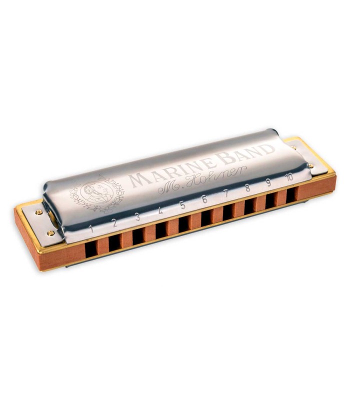 Harmonica Hohner model Marine Band in B 1896 20 B