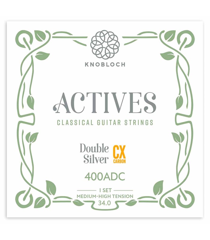 Jogo de cordas Knobloch modelo 400ADC Actives Double Silver CX