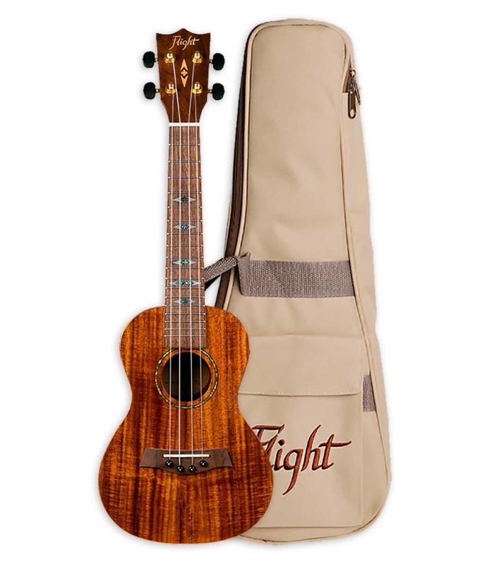 Concert ukulele Flight model DUC445 Supernatural with bag