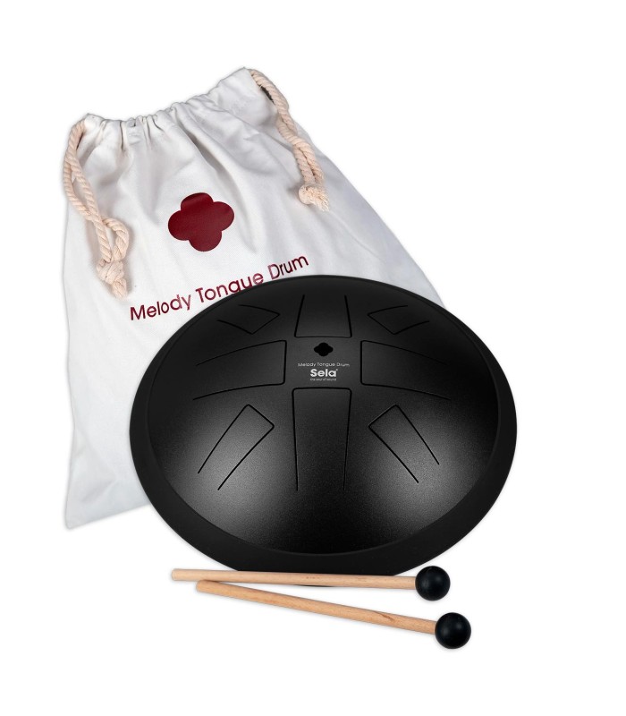 Tongue drum Sela model SE370 of 10" 25cms in A tuning 8 notes and with a bag