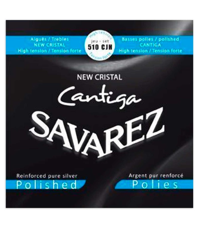 String set Savarez model 510CJH New Cristal Cantiga Polished of high tension for classical guitar