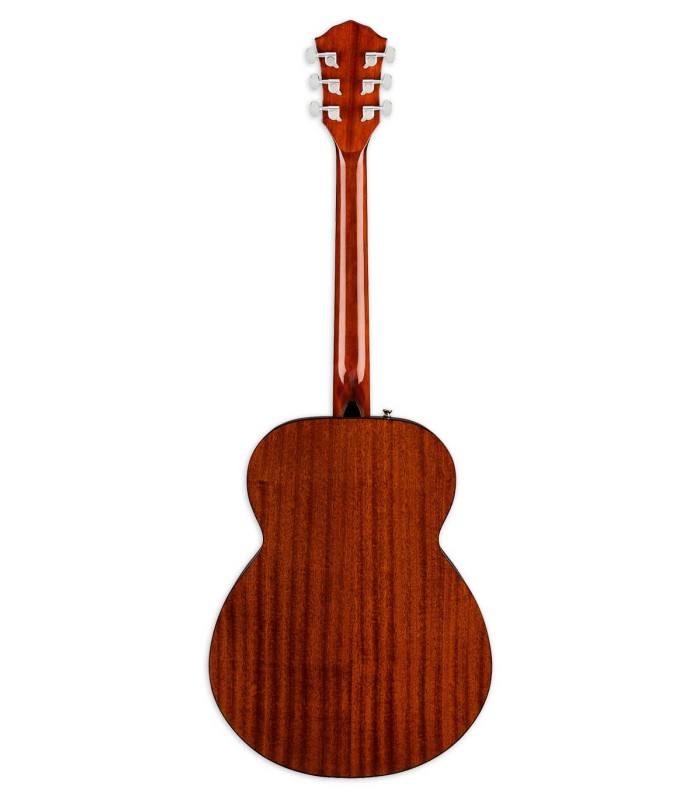 Back and neck of the acoustic guitar Fender model FA 135 Concert All Mahogany