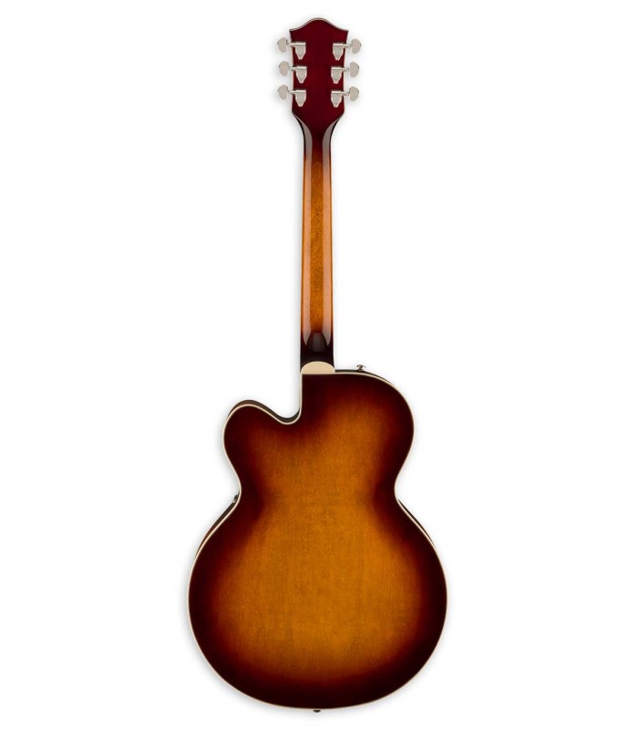 Costas e braço da guitarra elétrica Gretsch modelo G2420T Streamliner Hollow Body