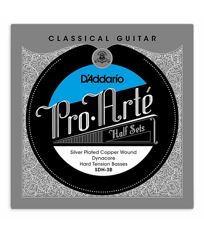 Jogo de bordões DAddario modelo SDH-3B Dynacore de tensão alta para guitarra clássica