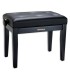 Banco Roland modelo RPB300BK rectangular con regulación de altura y con acabado negro mate