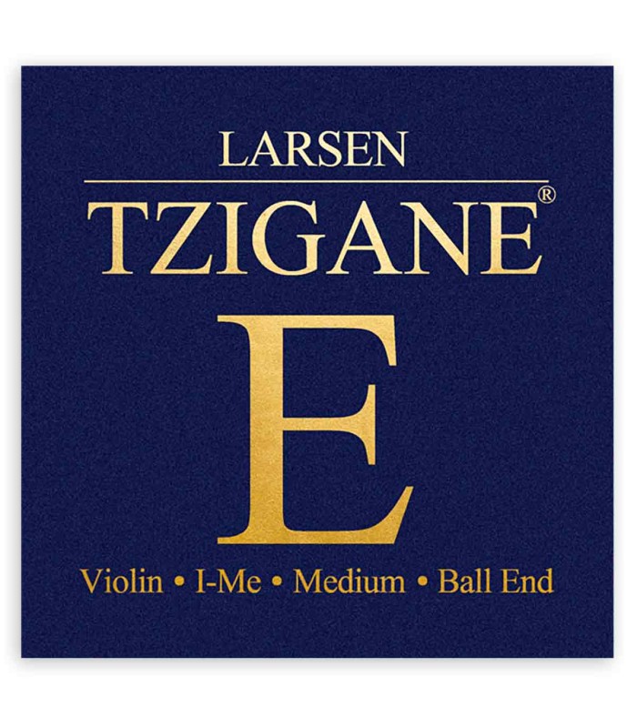 Single string Larsen model Tzigane 1st E of medium tension and with ball end for violin