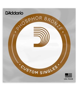 Cuerda DAddario modelo PB022W en bronce fosfórico para guitarra acústica