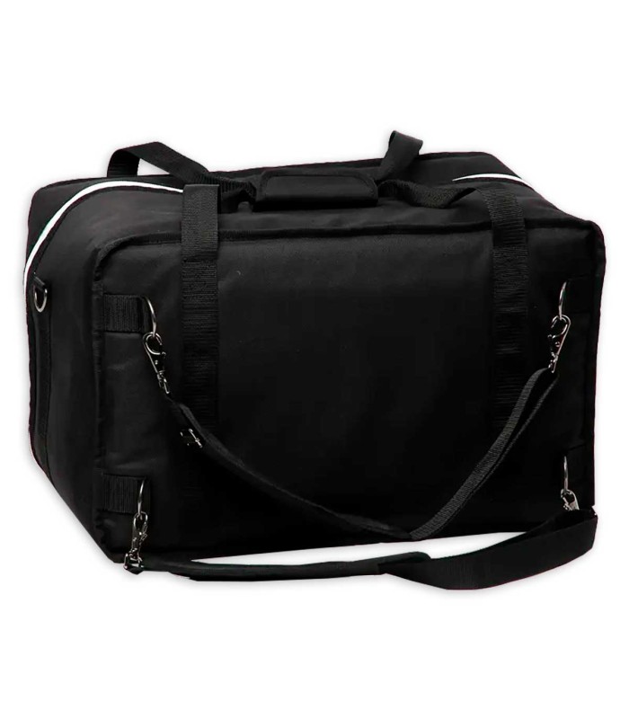 Espalds de la funda Sela modelo SE005 negro con correas tipo mochila para cajon