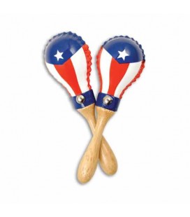 LP Pair of Maracas LP285 PR Mini Rawhide Puerto Rican
